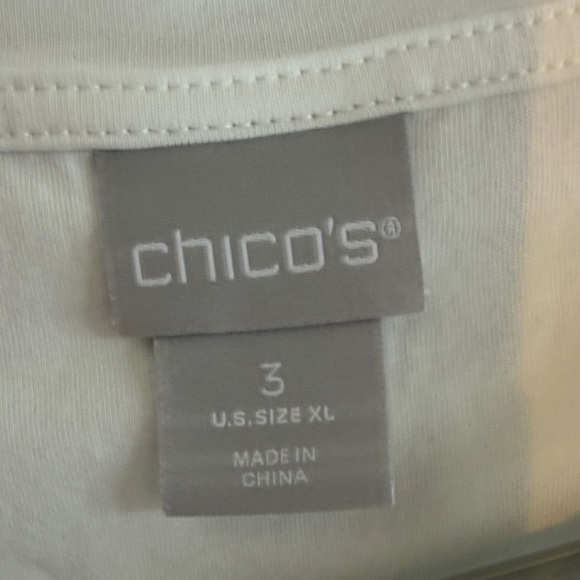 Chico's 100% Cotton Shirt Size 3 (XL) - Picture 8 of 12